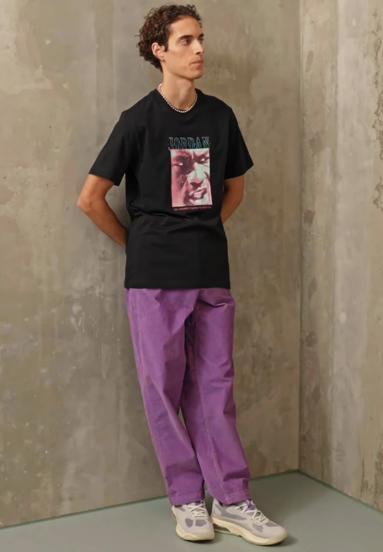 Jordan BRAND CREW - T-Shirt Print - Black/polarized Blue 2 Jordan BRAND CREW - T-Shirt Print - Black/polarized Blue – Bild 2