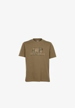 C.P. Company LARGE LOGO - T-Shirt Print - Verde 10 C.P. Company LARGE LOGO - T-Shirt Print - Verde -Friboo Verkauf Geschaft 00989c0958034ed58a5c2825ca70a0dd