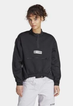 ADIDAS PERFORMANCE W UTILITAS HZ F - Fleecejacke - Black