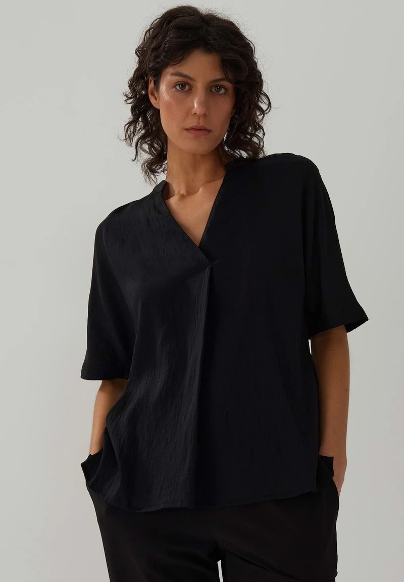 Someday KURZARM DETAIL - Bluse - Black 1 Someday KURZARM DETAIL - Bluse - Black