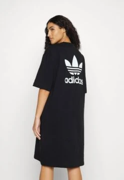 Adidas Originals ADICOLOR CLASSICS BIG TREFOIL TEE DRESS - Jerseykleid - Black -Friboo Verkauf Geschaft 039d20124b114692ac3c93ebdc42fda8