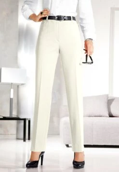 BASICHOSE - Stoffhose - Wollweiß -Friboo Verkauf Geschaft 03d00cffa01f4d0a858310dc8c1b5c20