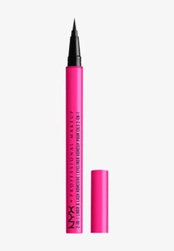 NYX PROFESSIONAL MAKEUP 2-IN-1 LINER & LASH ADHESIVE - Eyeliner - Baddest Black