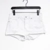 Jeans Shorts - White