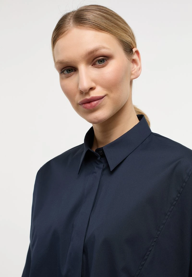 Eterna CLASSIC FIT - Hemdbluse - Navy 3 Eterna CLASSIC FIT - Hemdbluse - Navy – Bild 3
