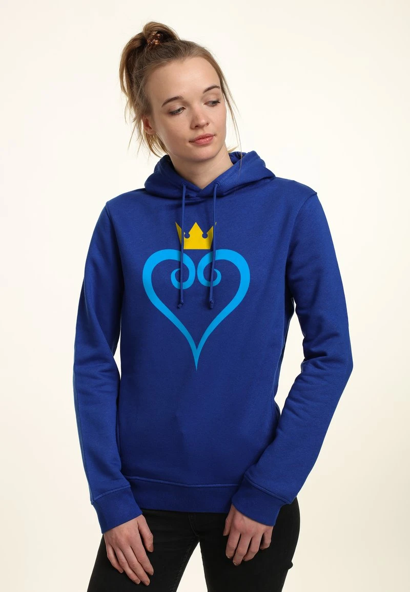 Henry Tiger KINGDOM HEARTS AND CROWN - Kapuzenpullover - Royal Blue 1 Henry Tiger KINGDOM HEARTS AND CROWN - Kapuzenpullover - Royal Blue