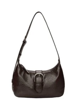 PULL & BEAR WITH BUCKLE - Handbag - Brown