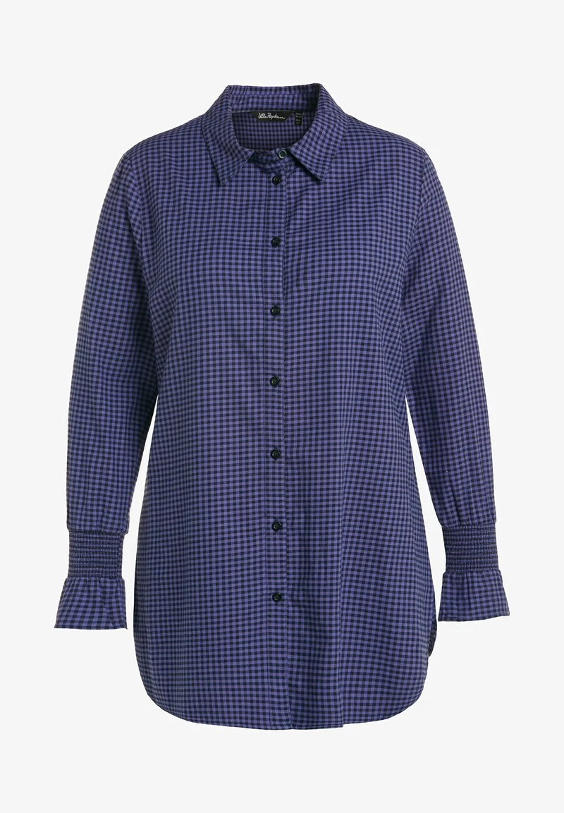 Ulla Popken Hemdbluse - Blauwe Bes 4 Ulla Popken Hemdbluse - Blauwe Bes – Bild 4