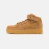 Nike Sportswear AIR FORCE 1 MID '07 WB - Sneaker High - Flax/wheat/light Brown/black/team Gold