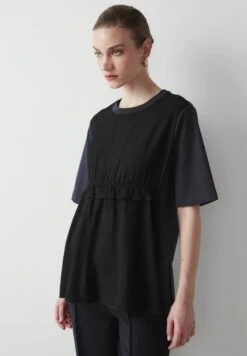 Ipekyol REGULAR FIT COMBED MIX BRIGHT TEXTURED - Bluse - D Navy -Friboo Verkauf Geschaft 0909f93f0f7e4bd7b47273aecc1dee7a