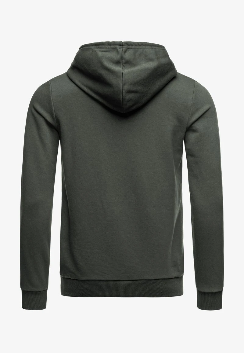 MIT PRAKTISCHER KÄNGURU-TASCHE - Kapuzenpullover - Khaki 2 MIT PRAKTISCHER KÄNGURU-TASCHE - Kapuzenpullover - Khaki – Bild 2