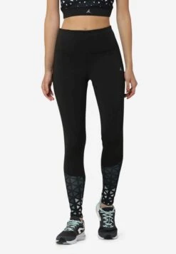 HIGH-RISE DIAMOND TRAINING RUNNING - Tights - Black -Friboo Verkauf Geschaft 09d111399d8841aaa86b9f9b62834232
