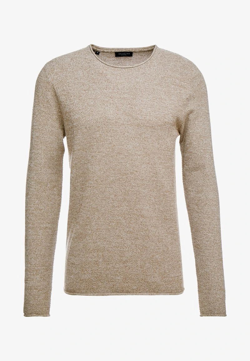 Selected Homme SLHROCKY - Strickpullover - Sepia/light Grey Melange 4 Selected Homme SLHROCKY - Strickpullover - Sepia/light Grey Melange – Bild 4