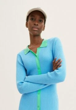 TOM TAILOR Denim Strickkleid - Rainy Sky Blue -Friboo Verkauf Geschaft 0a2a72fe4aff40fbaa6a2786e5e1eed5