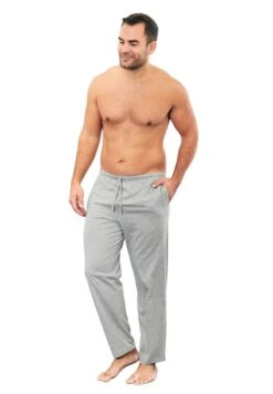 2 PACK - Nachtwäsche Hose - Bordeaux/grau