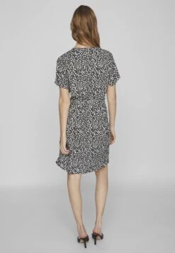 Vila KURZÄRMELIGES - Freizeitkleid - Black -Friboo Verkauf Geschaft 0b37bfde294e492081bf5ff4d9aa3fcc