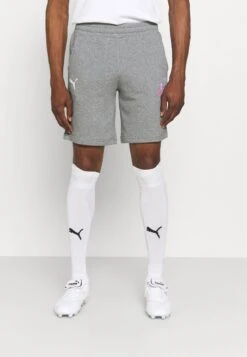 Puma NEYMAR JR CREATIVITY LOGO - Kurze Sporthose - Medium Grey Heather