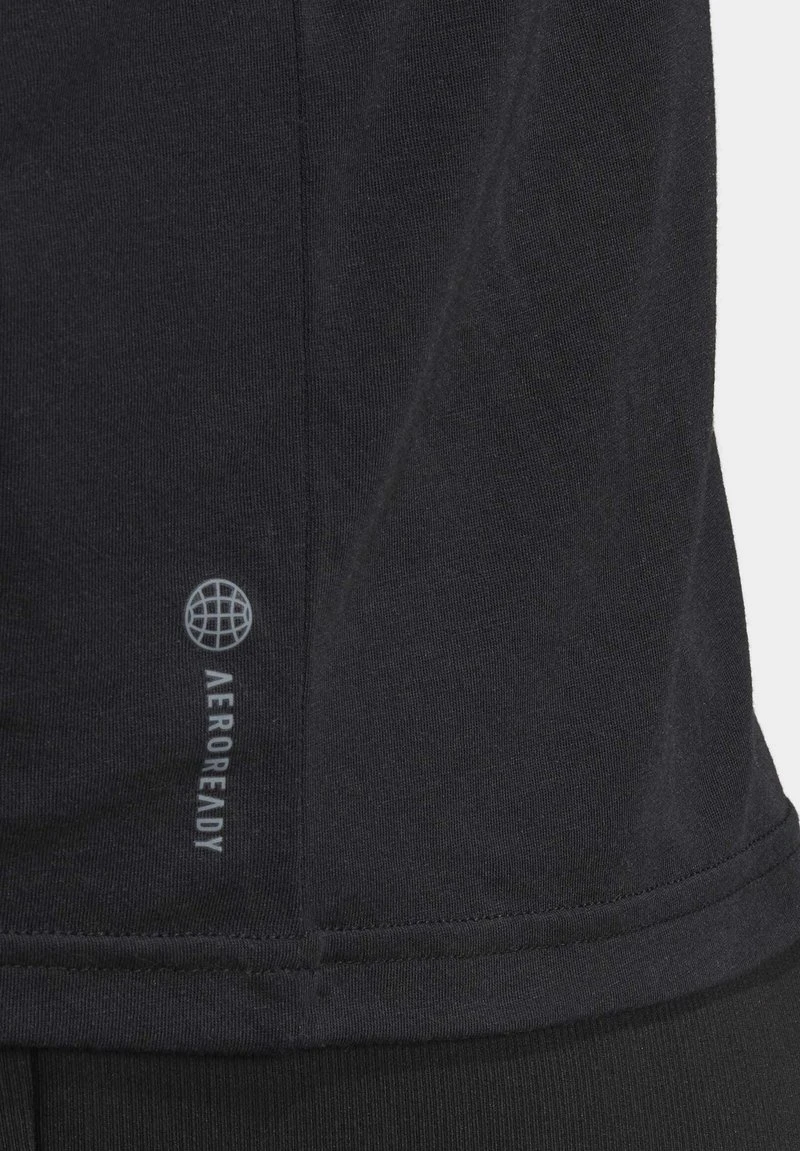 ADIDAS PERFORMANCE YOGA STUDIO - T-Shirt Basic - Black 5 ADIDAS PERFORMANCE YOGA STUDIO - T-Shirt Basic - Black – Bild 5