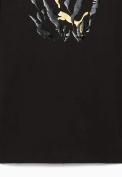 Puma GRAPHIC LEAF - Print T-shirt - Black -Friboo Verkauf Geschaft 0cd0c03078844b63a15198fafce88cf6