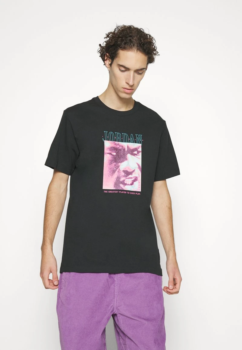 Jordan BRAND CREW - T-Shirt Print - Black/polarized Blue 4 Jordan BRAND CREW - T-Shirt Print - Black/polarized Blue – Bild 4