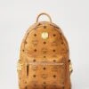 MCM STARK VI BACKPACK - Rucksack - Cognac