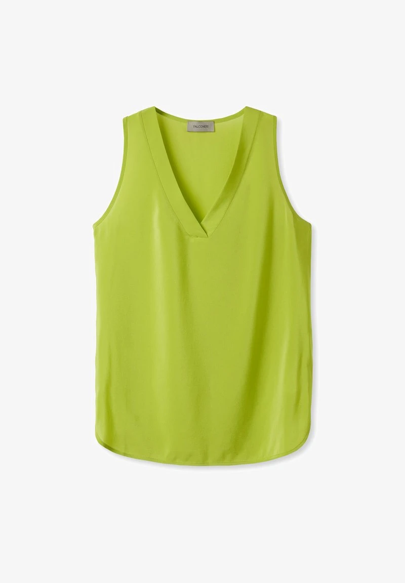MIT V AUSSCHNITT - Bluse - Gelb Day Glo Green 6 MIT V AUSSCHNITT - Bluse - Gelb Day Glo Green – Bild 6