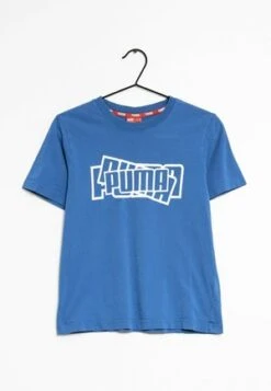 Puma T-Shirt Print - Blue -Friboo Verkauf Geschaft 12e5fc13f8ab4c65be57b65765eedf3d