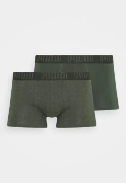 Puma BASIC TRUNK 2 PACK - Panties - Green