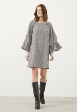 GINGHAM - Freizeitkleid - Black -Friboo Verkauf Geschaft 163e851577934e999beca929f4903e28 1