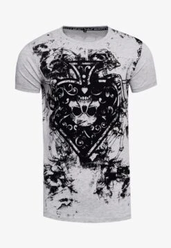 T-Shirt Print - Grau