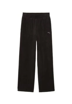 Puma ESSENTIALS ELEVATED STRAIGHT LEG - Trousers - Black -Friboo Verkauf Geschaft 17dc817765bd4140a5cade5c10fff56c