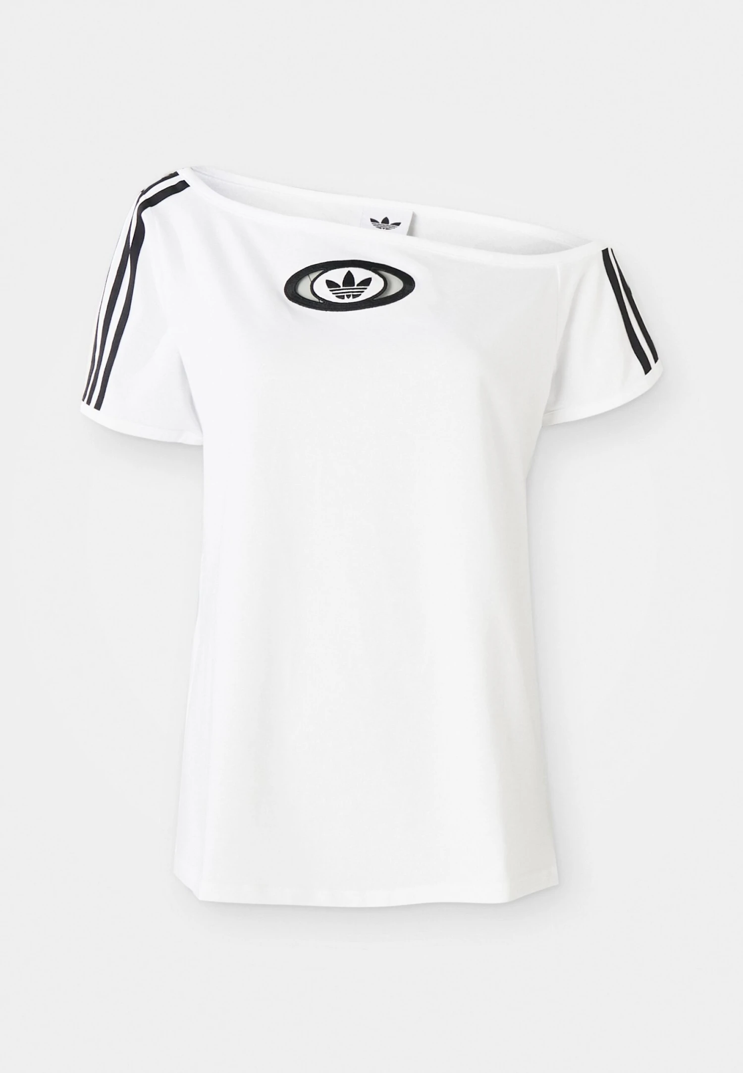 Adidas Originals OFFSHOULDER TEE - Print T-shirt - White 5 Adidas Originals OFFSHOULDER TEE - Print T-shirt - White – Bild 5