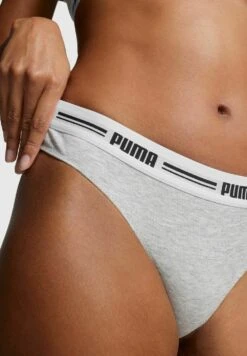 Puma SOFT GUMMIBUND LOGO 6ER PACK - Thong - Grau Melange -Friboo Verkauf Geschaft 19c1a52d78c14bbfab82846a4b298d34
