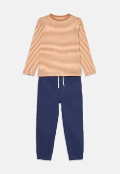 Friboo SET - Jogginghose - Beige/dark Blue