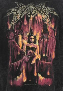 DEVILS DAUGHTER UNISEX - Print T-shirt - Black Washed 11 DEVILS DAUGHTER UNISEX - Print T-shirt - Black Washed -Friboo Verkauf Geschaft 1aed899ffaa54a20bf3e07c20ec63e89