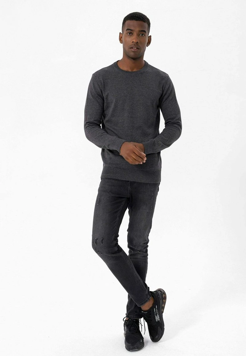 Strickpullover - Antracite 2 Strickpullover - Antracite – Bild 2