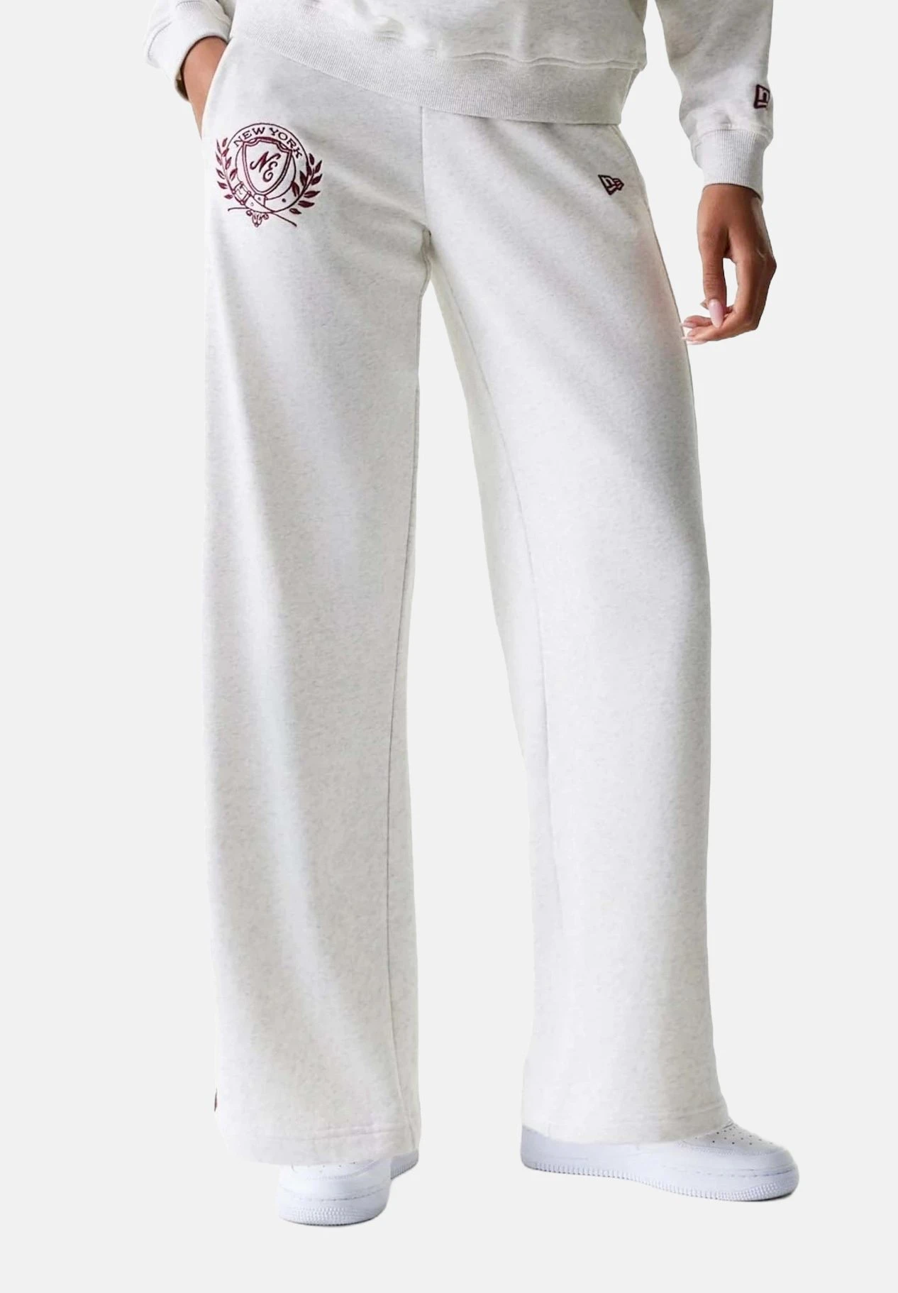 NEW ERA STRAIGHT JOGGER - Tracksuit Bottoms - Grey Pastel 1 NEW ERA STRAIGHT JOGGER - Tracksuit Bottoms - Grey Pastel