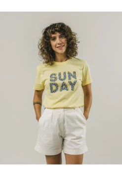 Brava Fabrics SUNDAY SUN - T-Shirt Print - Yellow