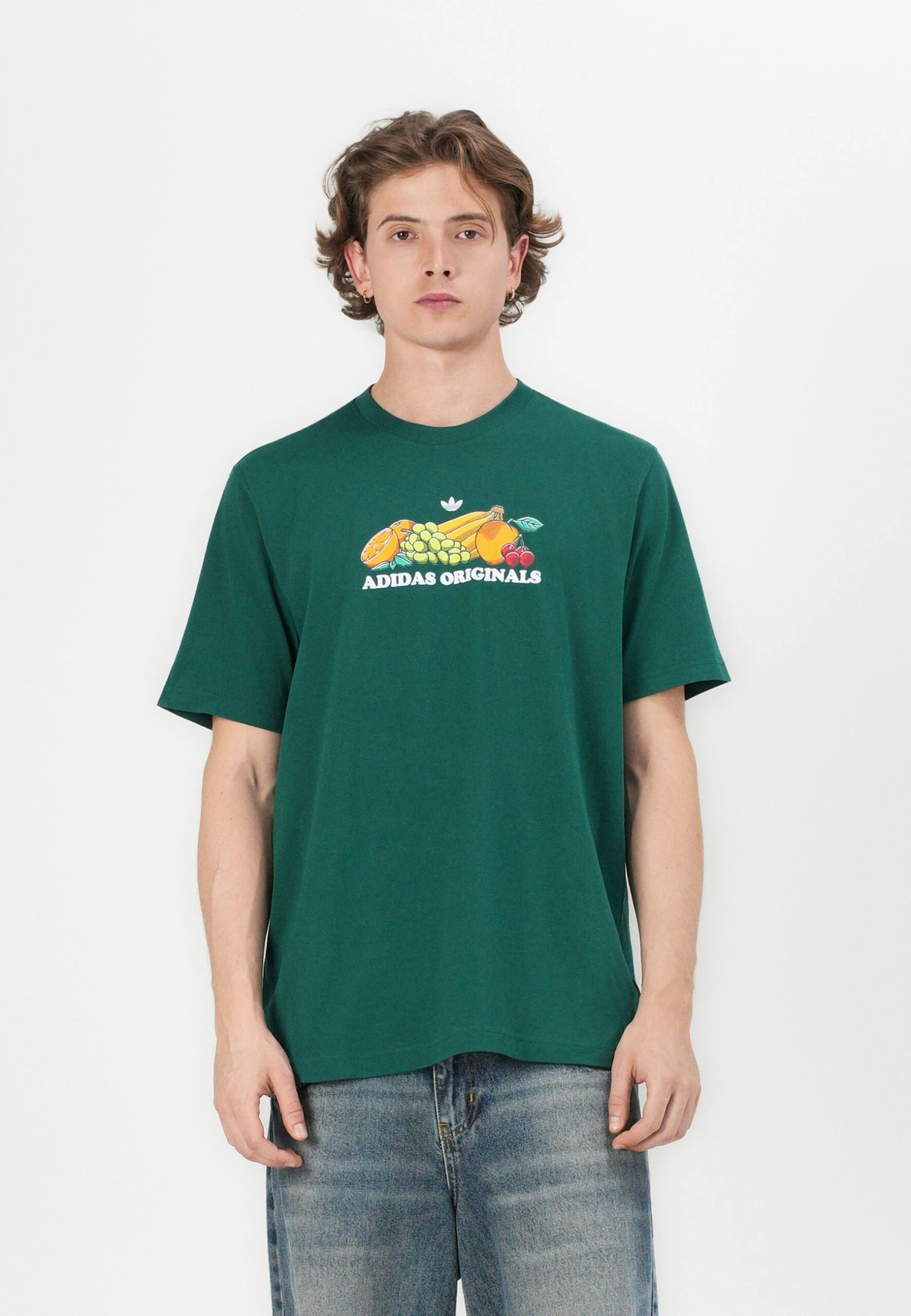 Adidas Originals FRUIT SALAD UNISEX - Print T-shirt - Collegiate Green 1 Adidas Originals FRUIT SALAD UNISEX - Print T-shirt - Collegiate Green