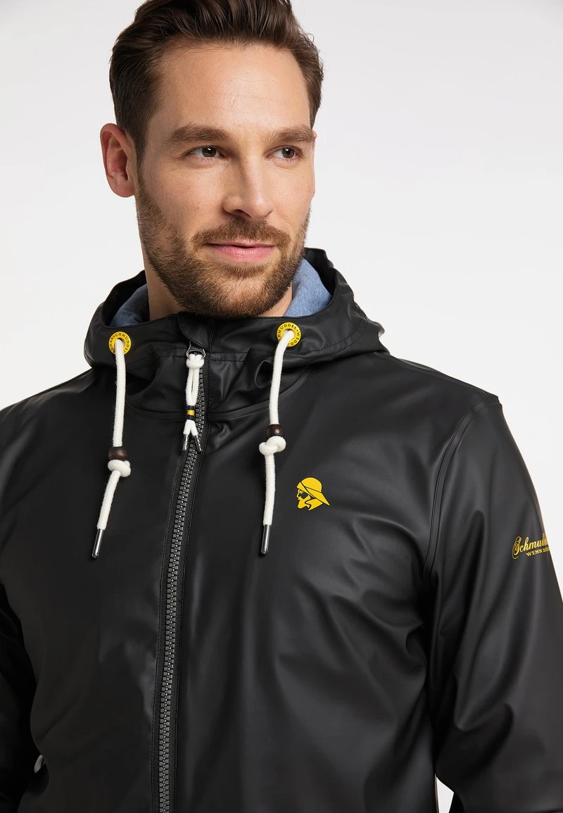 Schmuddelwedda Regenjacke / Wasserabweisende Jacke - Schwarz 4 Schmuddelwedda Regenjacke / Wasserabweisende Jacke - Schwarz – Bild 4