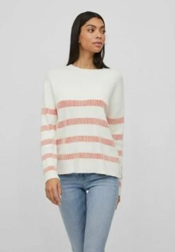Vila VIRIL NOOS - Strickpullover - White Alyssum