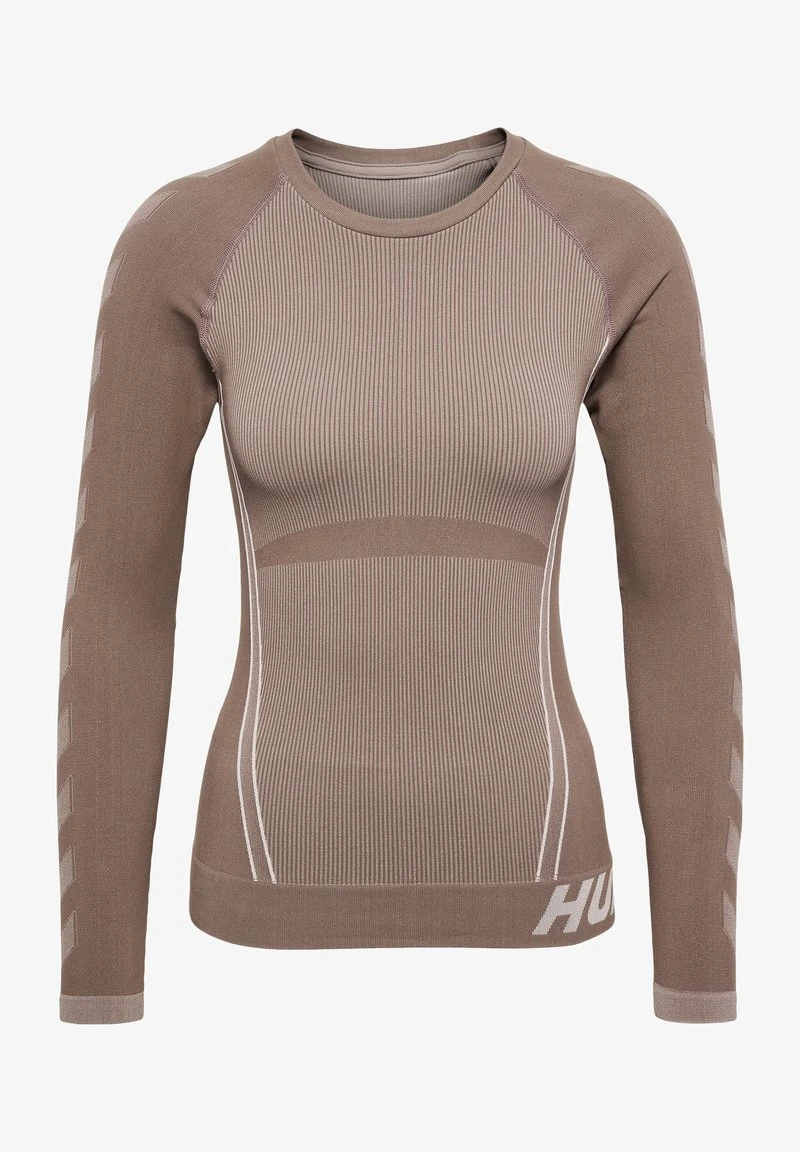 Hummel CHRISTEL SEAMLESS - Langarmshirt - Chateau Gray Driftwood Melange 5 Hummel CHRISTEL SEAMLESS - Langarmshirt - Chateau Gray Driftwood Melange – Bild 5