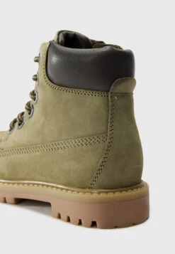 Friboo LEATHER - Stiefelette - Khaki 11 Friboo LEATHER - Stiefelette - Khaki -Friboo Verkauf Geschaft 221ed7a6c47545528d59a0dde5106fbf