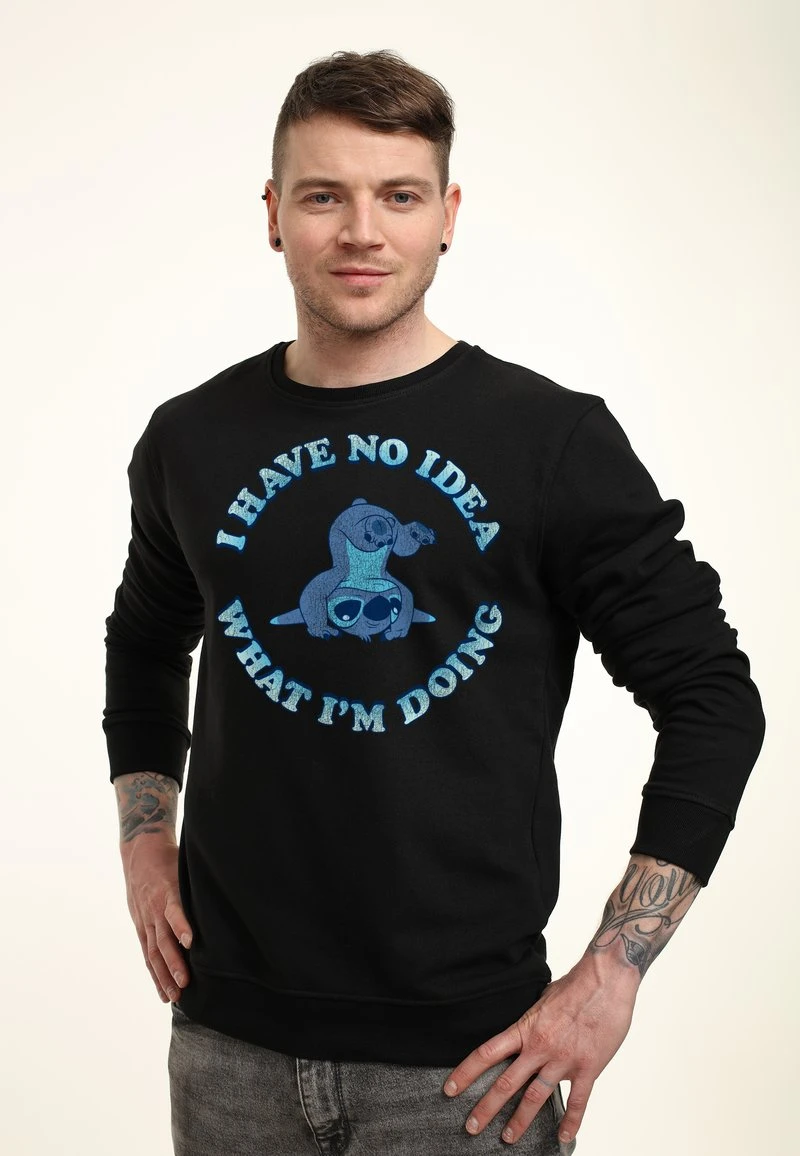 Henry Tiger LILO STITCH NO IDEA - Sweatshirt - Black 1 Henry Tiger LILO STITCH NO IDEA - Sweatshirt - Black