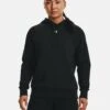 Under Armour RIVAL FLEECE - Hoodie - Black