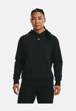 Under Armour RIVAL FLEECE - Hoodie - Black