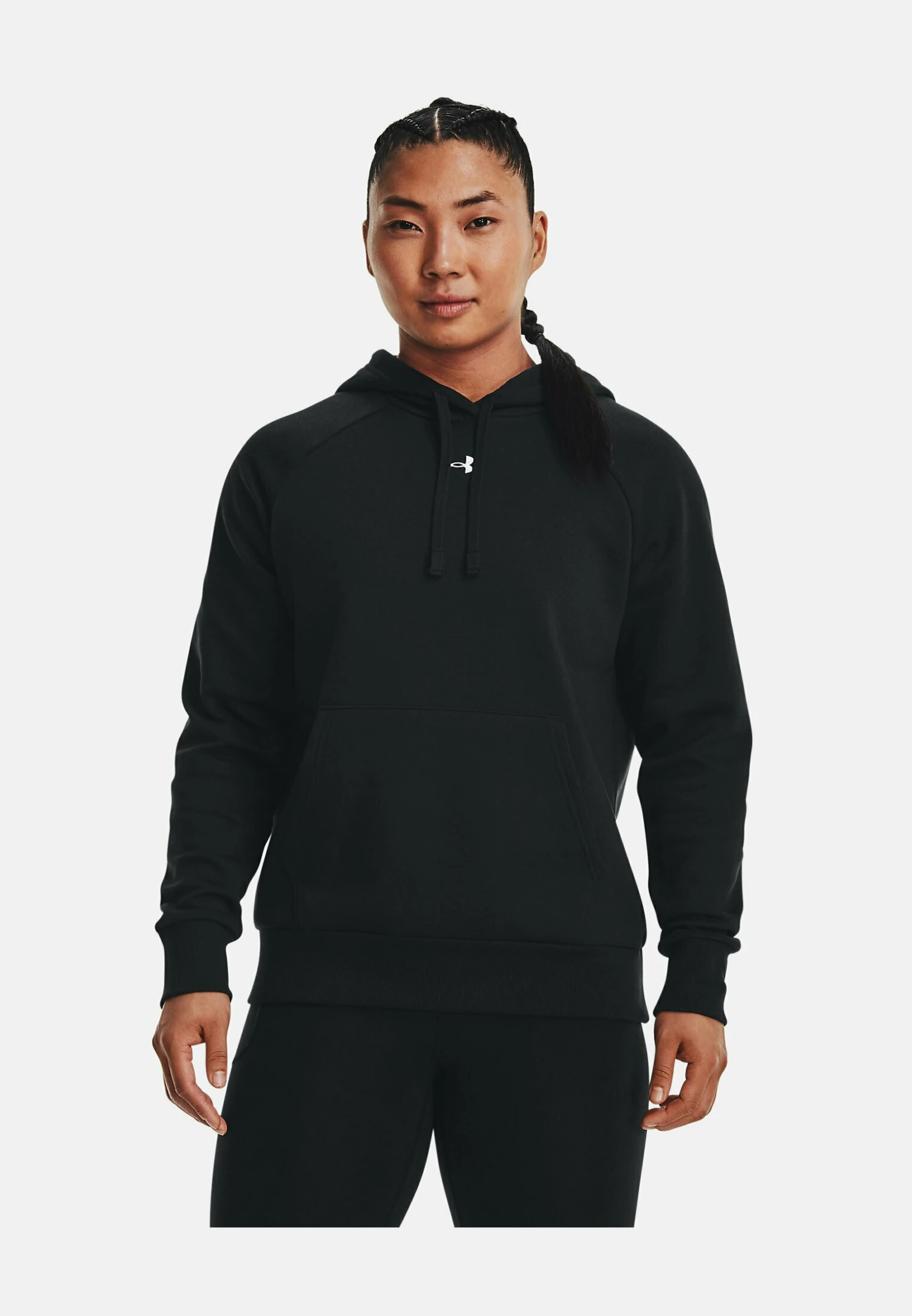 Under Armour RIVAL FLEECE - Hoodie - Black 1 Under Armour RIVAL FLEECE - Hoodie - Black