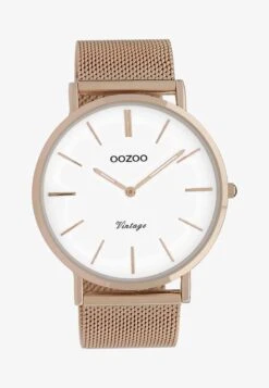 VINTAGE - Uhr - Roségold Weiß