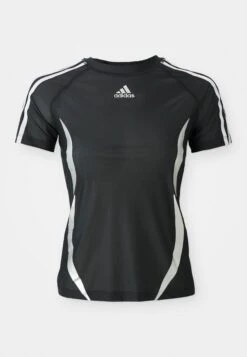 Adidas Originals TIGHT TEE - Print T-shirt - Black -Friboo Verkauf Geschaft 2382215c2fca4e52b7bdd28ed467073f