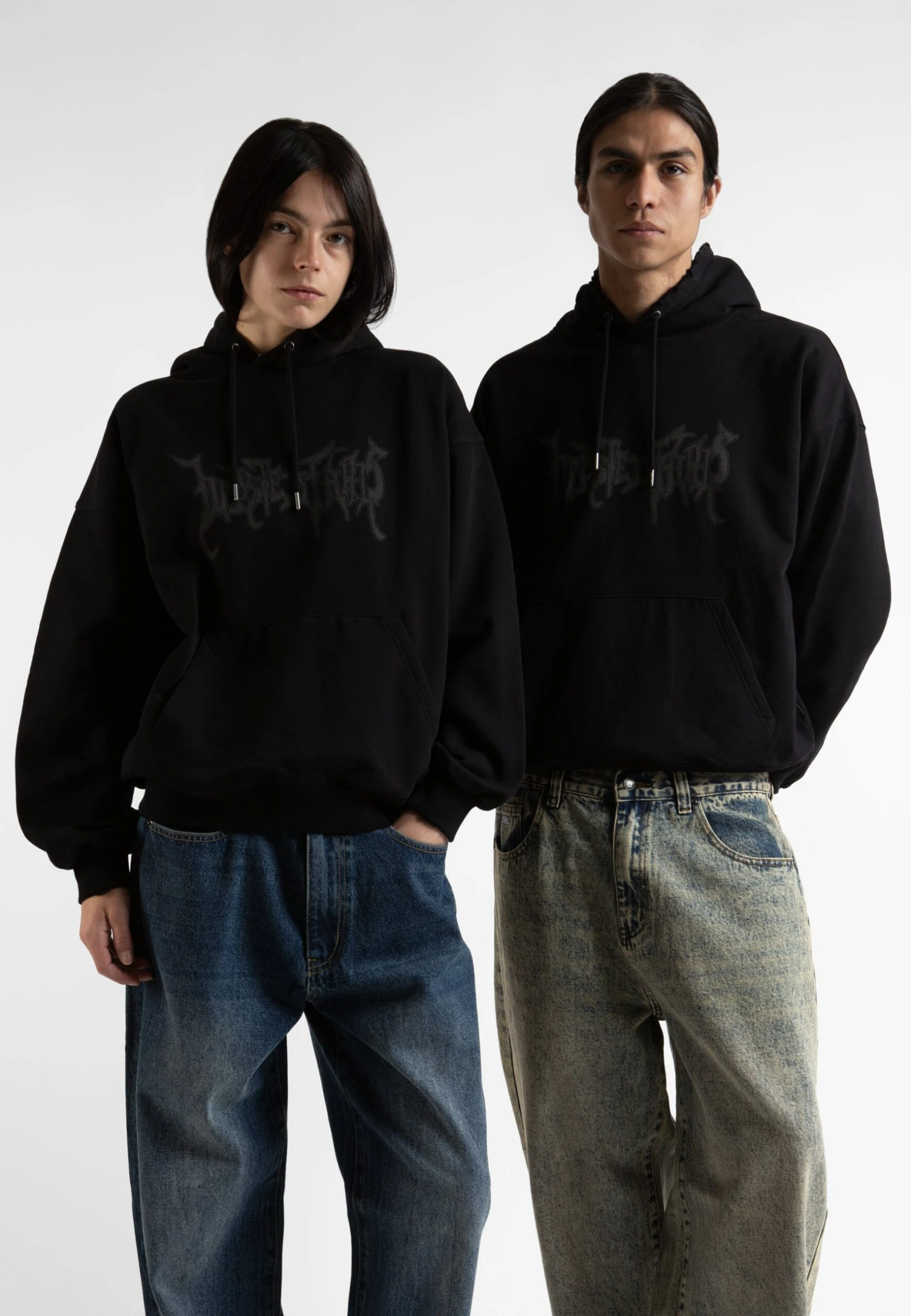 NETHER BOXY HOODIE UNISEX - Hoodie - Black 1 NETHER BOXY HOODIE UNISEX - Hoodie - Black